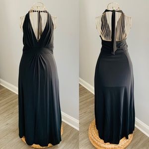 🖤 White House Black Market Black Long Dress ✨